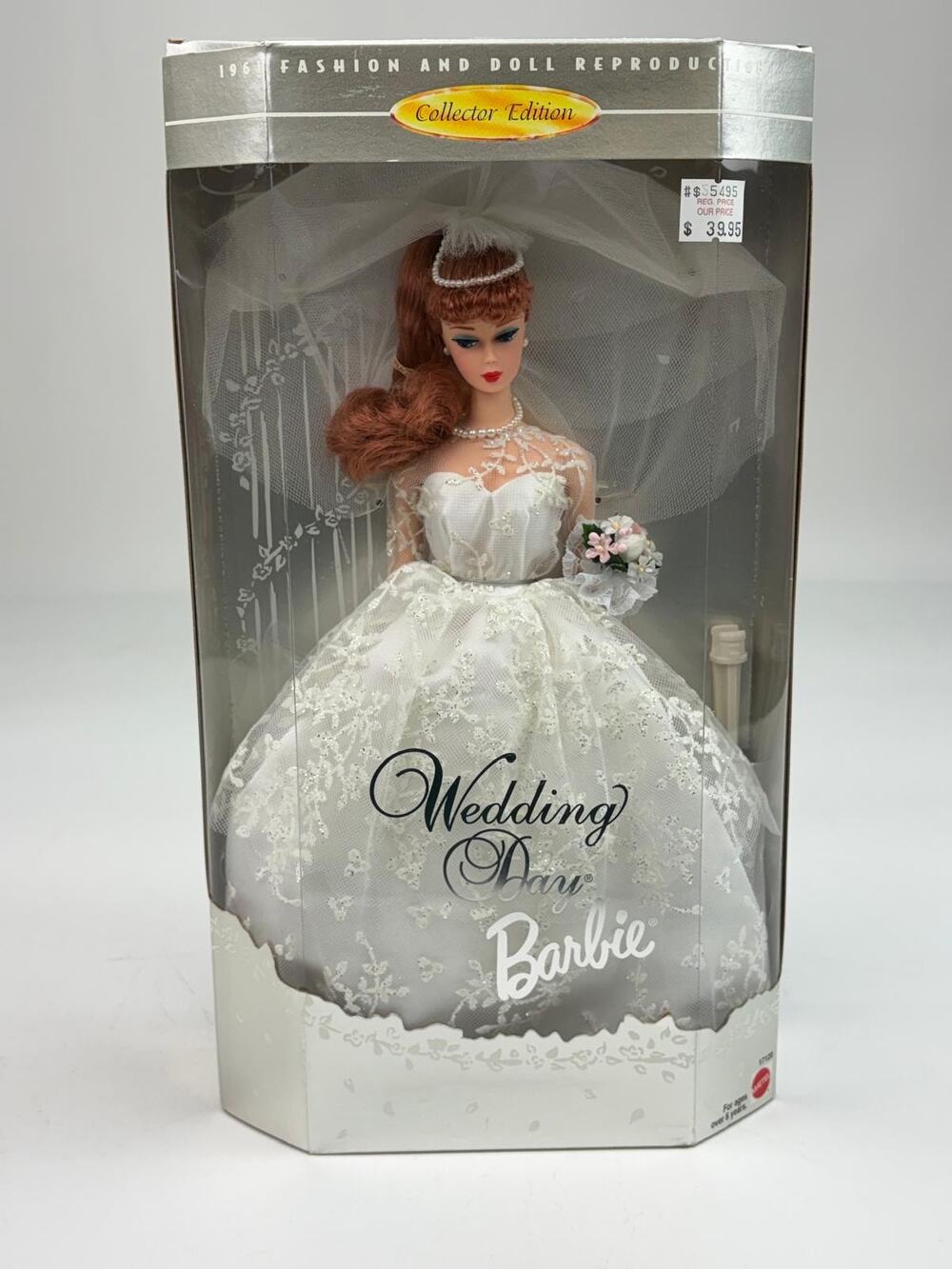 1996 Wedding Day Barbie Doll 1961 Reproduction Collector Edition #17120 NRFB